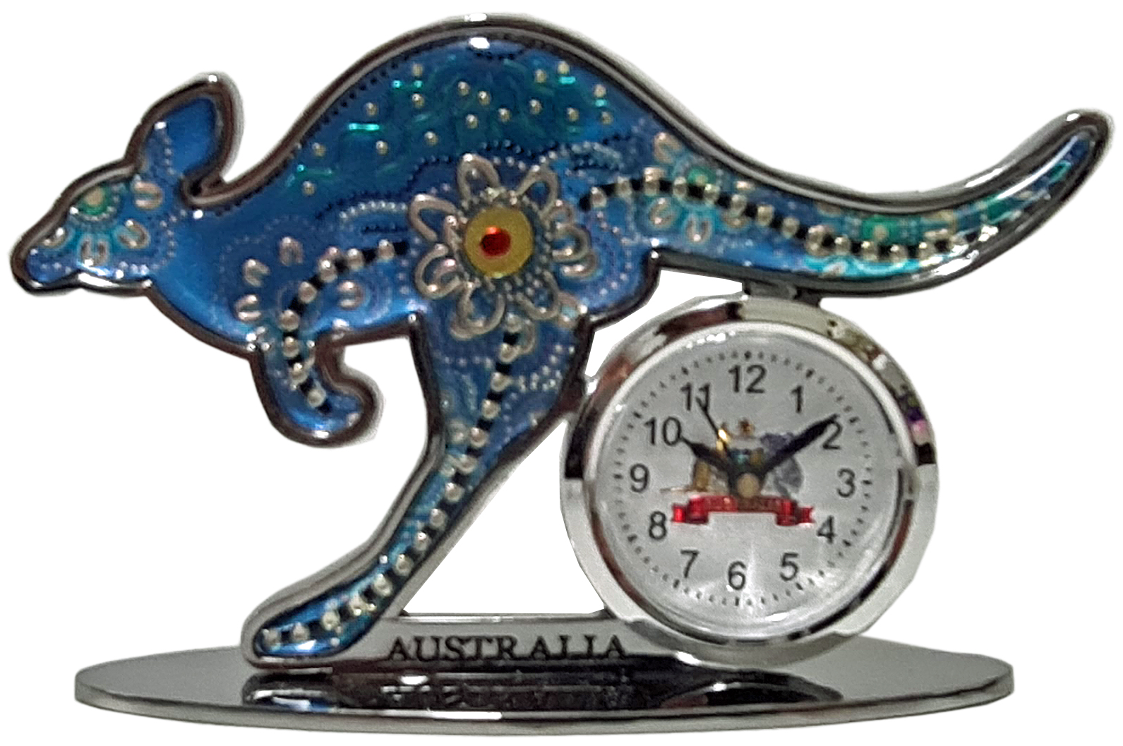 AUSTRALIAN CLOCK KANGAROO SHAPE Adnohr