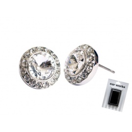 EAR WORKS RIVOLI CRYSTAL RHODIUM 1702