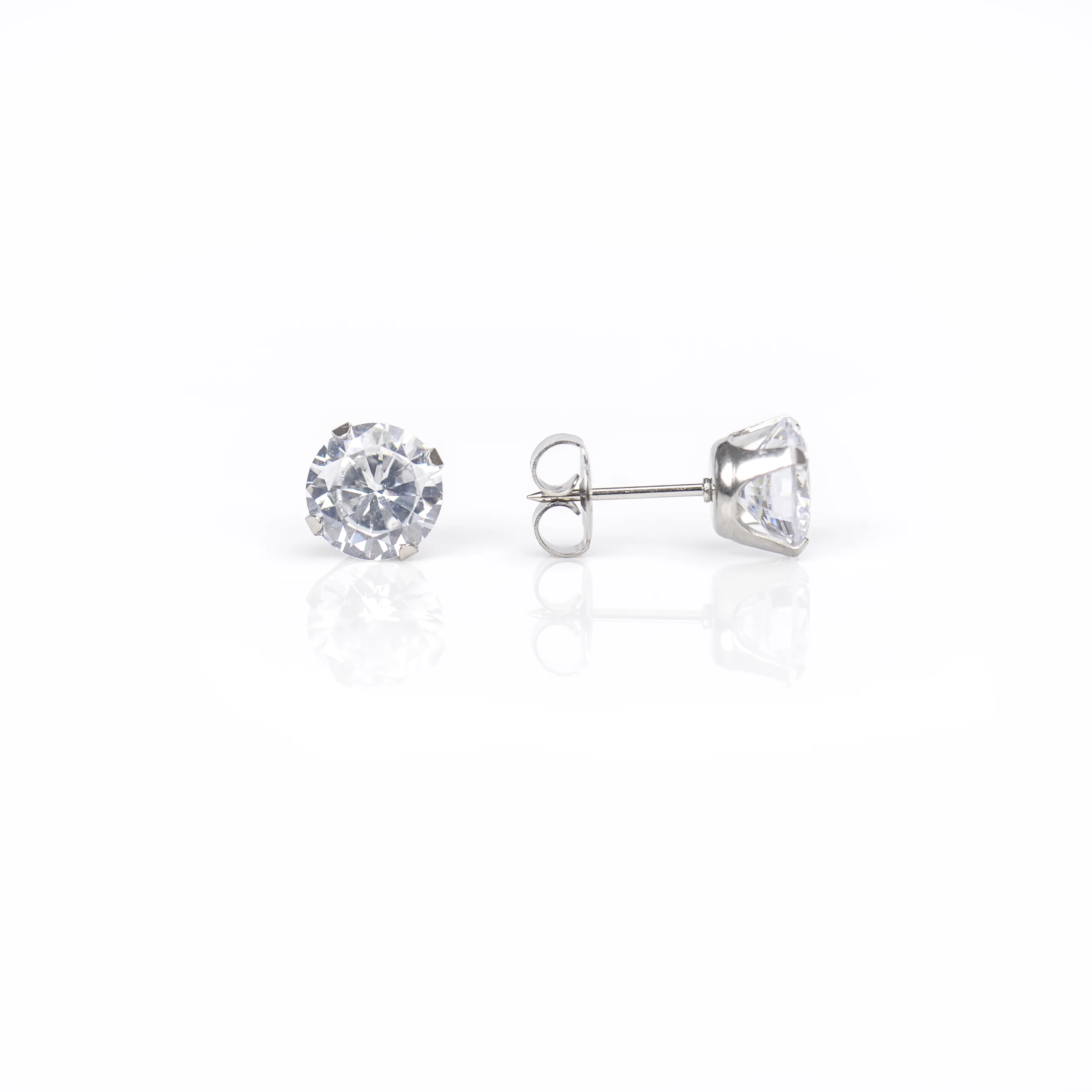 7572 0100 scaled - SYS75 S/STEEL 8mm CUBIC ZIRCONIA