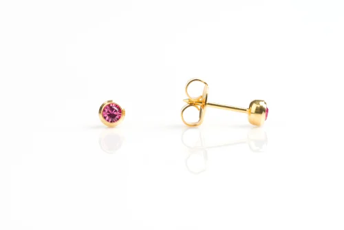7511 0210 - SYS75 24K G/P 4mm BEZEL ROSE