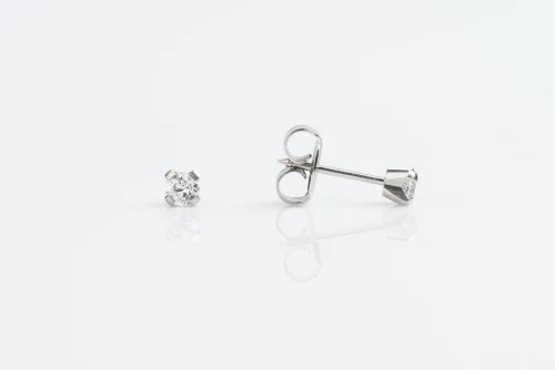 7512 0100 - SYS75 S/STEEL 3mm CUBIC ZIRCONIA