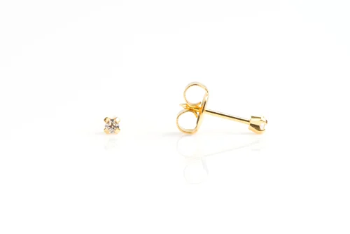7531 0100 - SYS75 24K G/P 2mm CUBIC ZIRCONIA