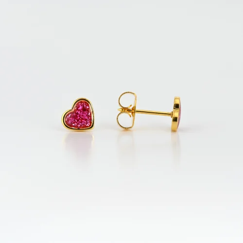 7523 3565 3000 H - SYS75 24K GP PINK HEART