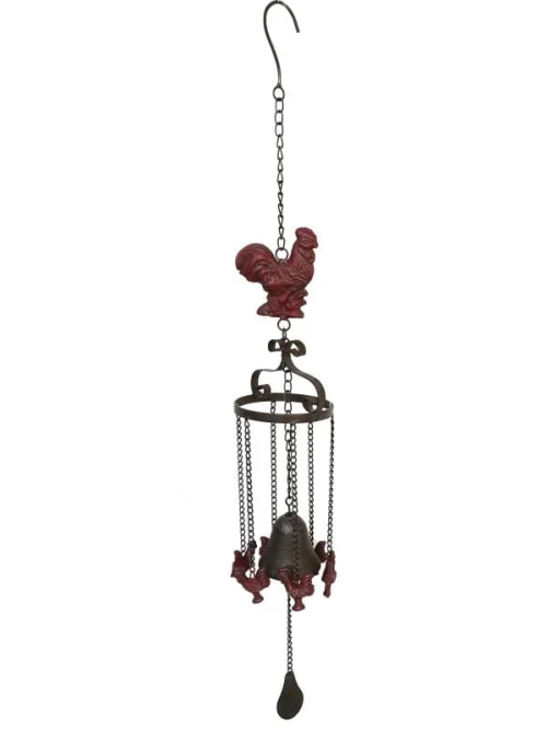 WINDCHIME CAST IRON ROOSTER