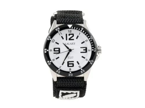 GW990 - GALAXY WATCH MENS BLACK VELCRO BAND