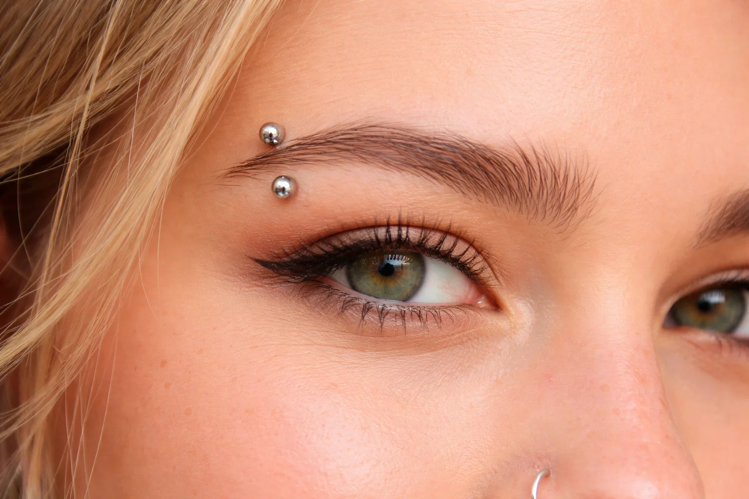 Eyebrow piercing