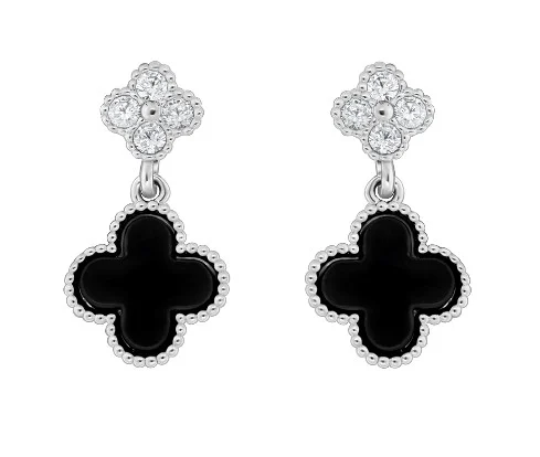 16096 - SENSATION CLOVER DROP BLACK RHOD