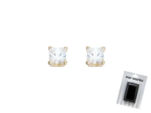 EAR WORKS 6mm SQUARE C/Z G/P