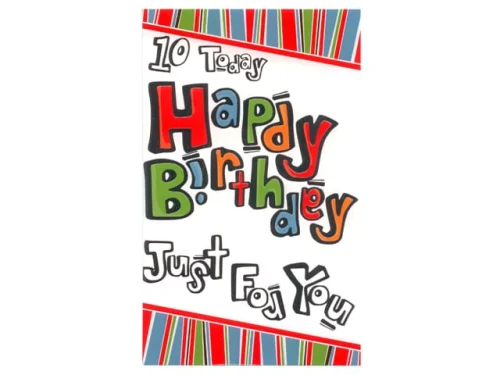 CARDS 10 YEAR OLD MIXED  (PK 12)