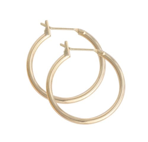 JUST HOOPS 19mm MEDIUM CLICK HOOP G/P