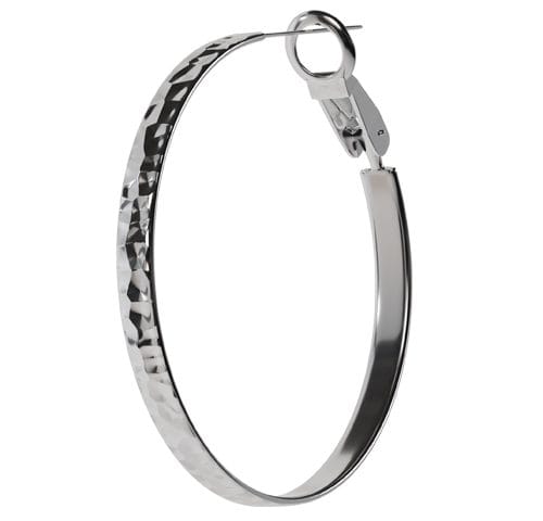 JUST HOOPS LARGE BATTERED HOOP RH