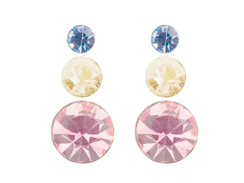 SENSATION MIXED STUDS SILVER