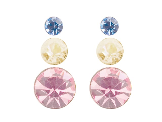 SENSATION MIXED STUDS SILVER