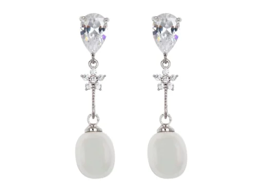 SENSATION CZ PEARL DROP RH