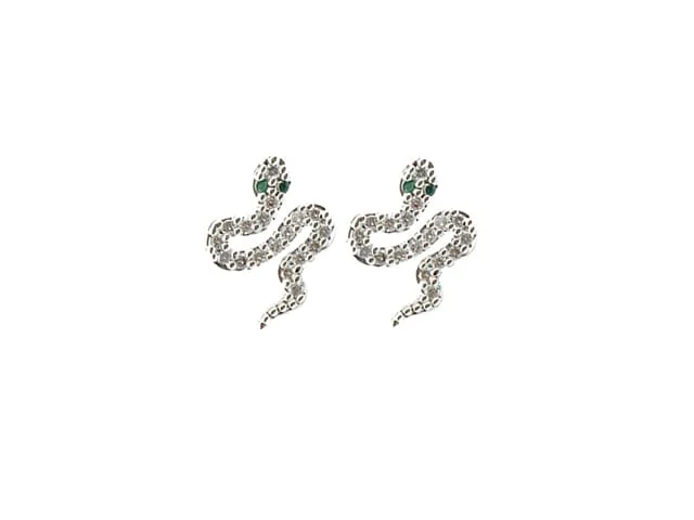 SENSATION CRYSTAL SNAKE RHODIUM