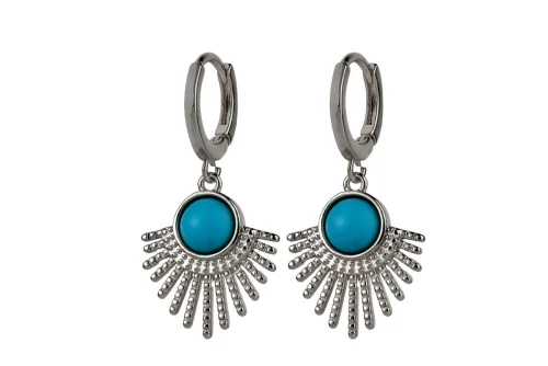 SENSATION TURQUOISE DROP HUGGIE RH