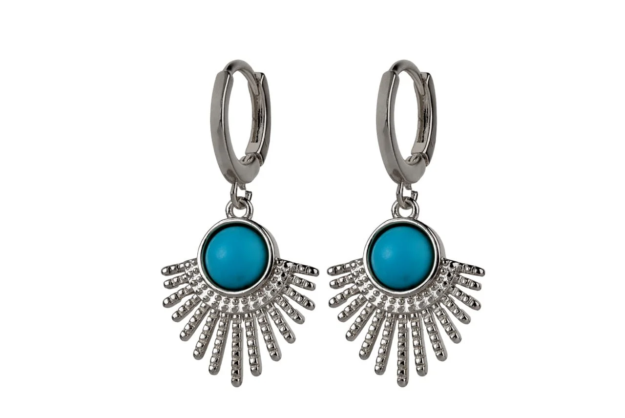 SENSATION TURQUOISE DROP HUGGIE RH