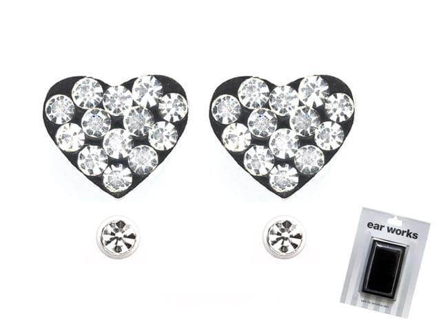 EAR WORKS HEART SET CRYSTAL