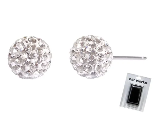 EAR WORKS GLITTER BALL CRYSTAL