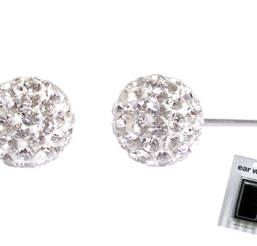 EAR WORKS GLITTER BALL CRYSTAL