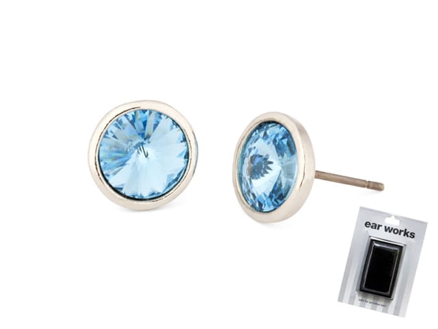 EAR WORKS RIVOLI STUD AQUA 7.5MM RH