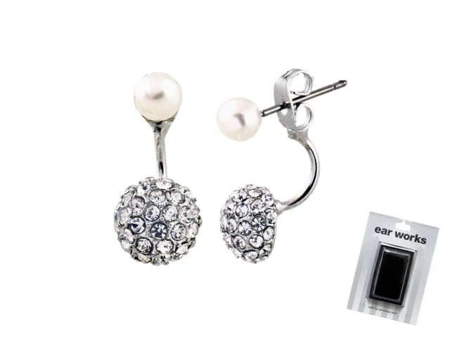 EAR WORKS SPARKLER PEARL DOUBLES RH