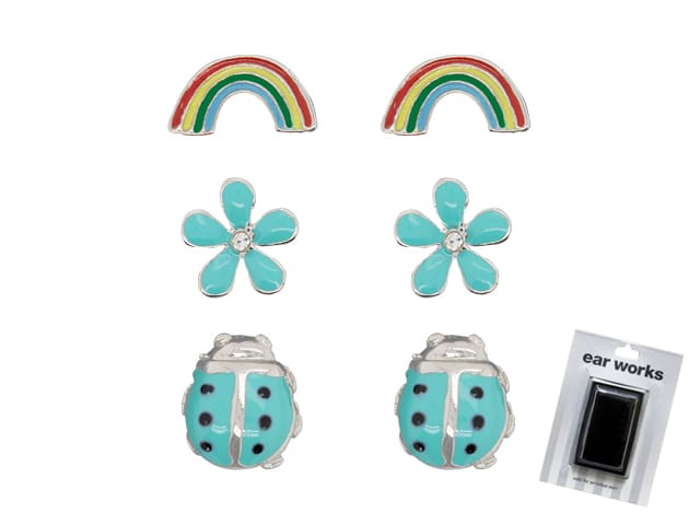 EAR WORKS RAINBOW SET RHODIUM