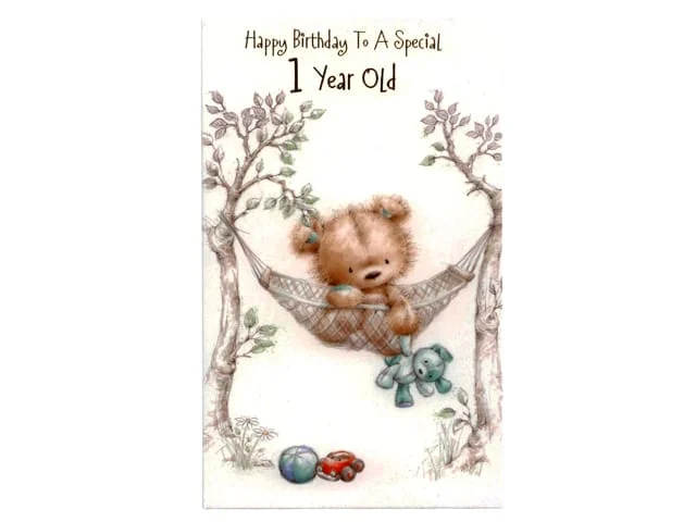 CARDS 1 YEAR OLD MIXED  (PK 12)