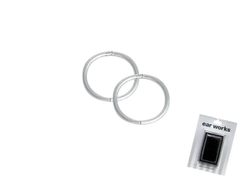 EAR WORKS SLEEPER 12MM SILVER