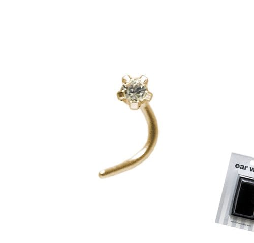 EAR WORKS CZ TIFFANY NOSE STUD GP
