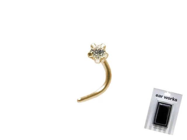 EAR WORKS CZ TIFFANY NOSE STUD GP