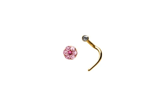 NOSE STUD TWIN PACK DAISY ROSE G/P