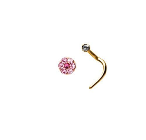 NOSE STUD TWIN PACK DAISY ROSE G/P
