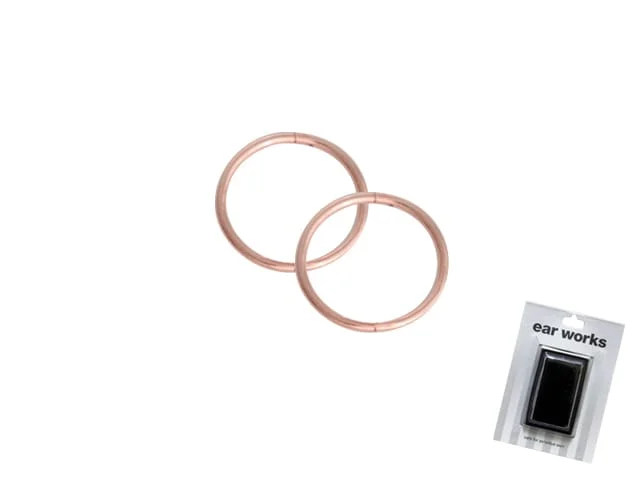 EAR WORKS SLEEPER 12MM ROSE GOLD