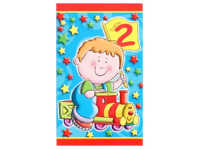 CARDS 2 YEAR OLD BOY  (PK 12)