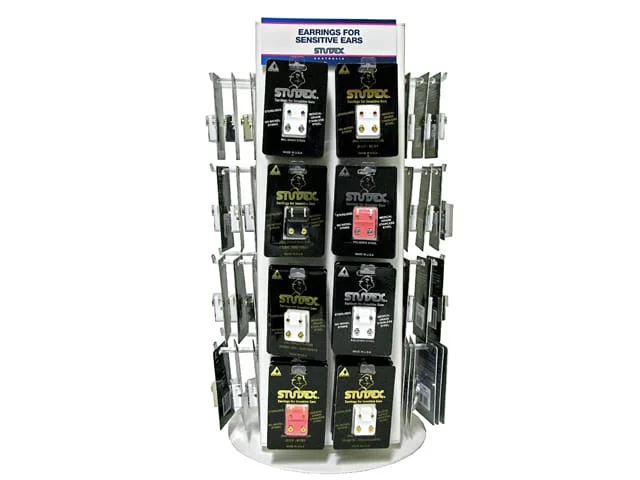 32 PRONG ACRYLIC ROTATING COUNTER STAND  (CONTACT US FOR STAND OPTIONS)