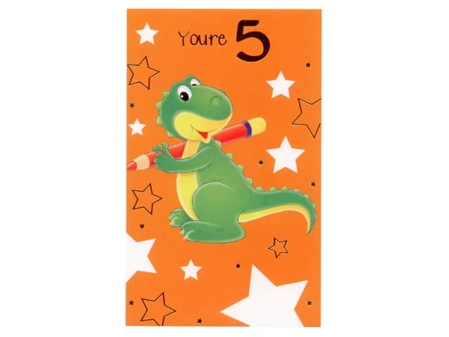 CARDS 5 YEAR OLD MIXED  (PK 12)