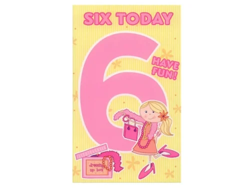 CARDS 6 YEAR OLD GIRL  (PK 12)