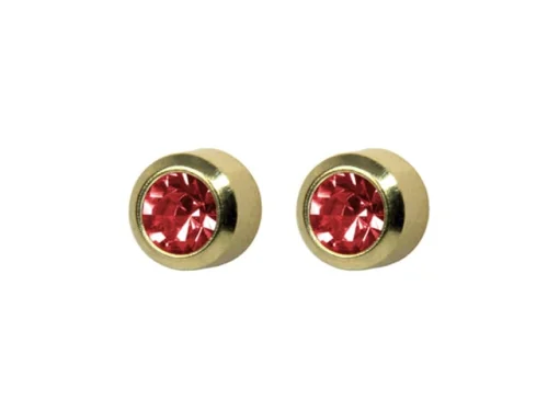 SYS75 24K G/P 4mm BEZEL RUBY