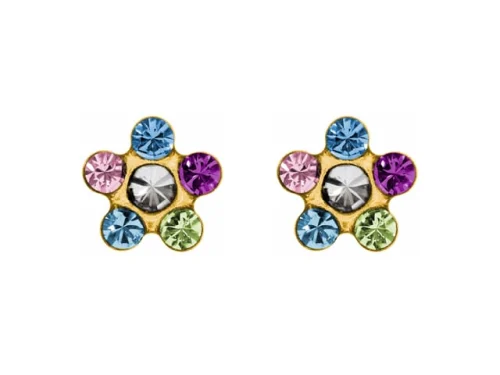 SYS75 24K G/P DAISY RAINBOW