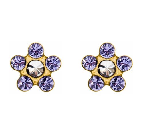 SYS75 24K G/P DAISY TANZANITE