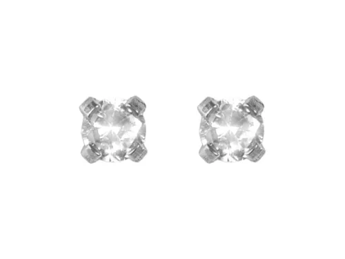 SYS75 S/STEEL 3mm CUBIC ZIRCONIA