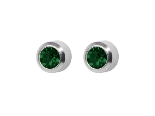 SYS75 S/STEEL 4mm BEZEL EMERALD