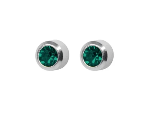 SYS75 S/STEEL 4mm BEZEL BLUE ZIRCON