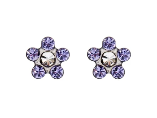 SYS75 S/STEEL DAISY TANZANITE