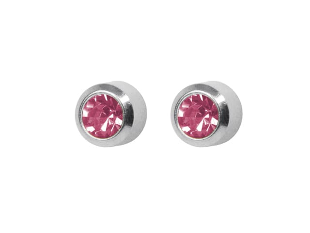 SYS75 TITANIUM ROSE BIRTHSTONE 4mm