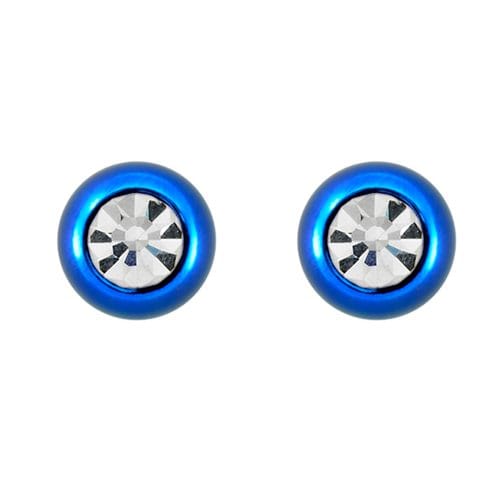 SYS75 BLUE TITANIUM 4MM BALL CRYSTAL
