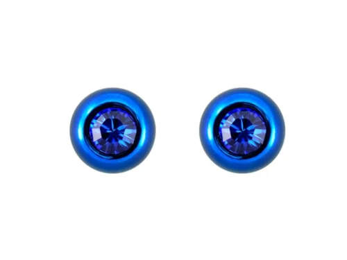 SYS75 BLUE TITANIUM 4MM BALL SAPPHIRE