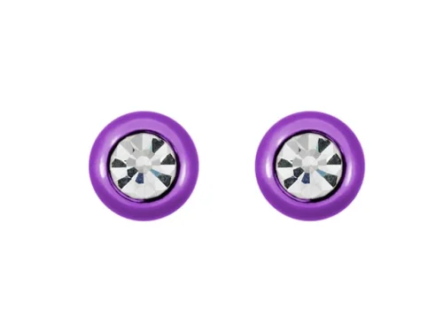 SYS75 PURPLE TITANIUM 4MM BALL CRYSTAL