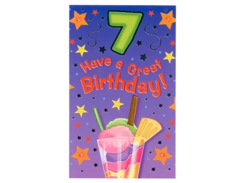 CARDS 7 YEAR OLD MIXED  (PK 12)